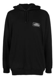 Neighborhood chest logo-patch detail hoodie - Schwarz