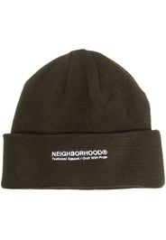 Neighborhood Beanie mit Logo-Stickerei - Grün