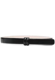 Neil Barrett thin leather belt - Schwarz