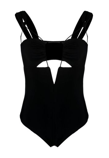 Nensi Dojaka cut-out detail swimsuit - Schwarz