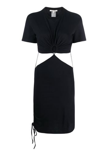 Nensi Dojaka cut-out T-shirt dress - Schwarz