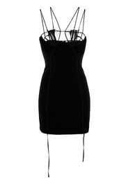 Nensi Dojaka spaghetti-strap minidress - Schwarz