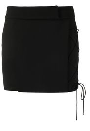 Nensi Dojaka side-tie mini skirt - Schwarz