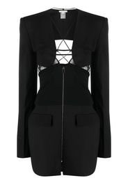 Nensi Dojaka Hybrid Jacket mini dress - Schwarz