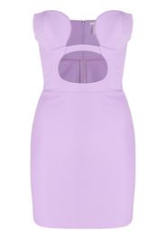 Nensi Dojaka cut-out strapless minidress - Violett