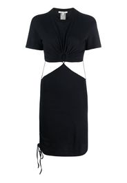 Nensi Dojaka cut-out T-shirt dress - Schwarz