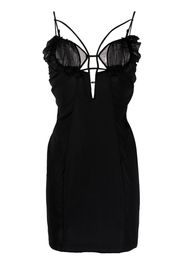 Nensi Dojaka Amfar cut-out minidress - Schwarz