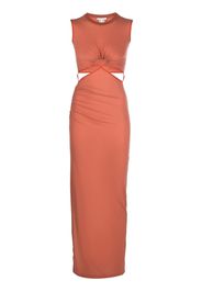 Nensi Dojaka cut-out maxi dress - Orange