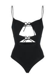 Nensi Dojaka ring-detail swimsuit - Schwarz