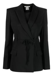 Nensi Dojaka double-breasted belted blazer - Schwarz