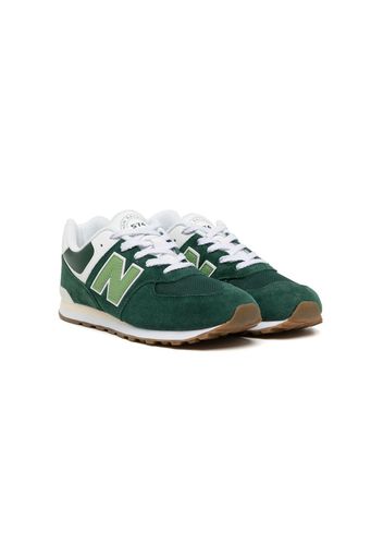 New Balance Kids 574 lace-up sneakers - Grün