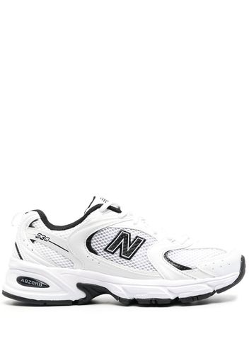 New Balance logo-patch low-top sneakers - Weiß