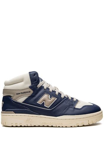 New Balance 650 leather high-top sneakers - Blau