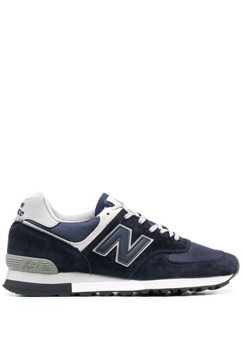 New Balance 576 logo-patch leather sneakers - Blau