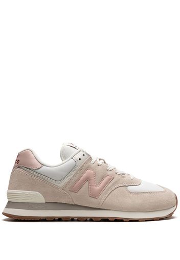 New Balance 574 "White/Pink/Gum" sneakers - Nude