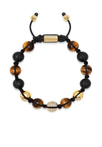 Nialaya Jewelry tiger-eye beaded bracelet - Braun