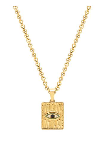 Nialaya Jewelry Halskette mit Evil Eye-Anhänger - GOLD