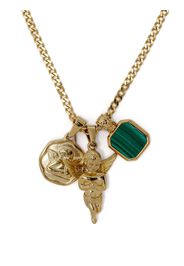 Nialaya Jewelry gold-plated Trio charm necklace