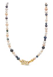 Nialaya Jewelry Perlenkette mit Tierkopf - Gold