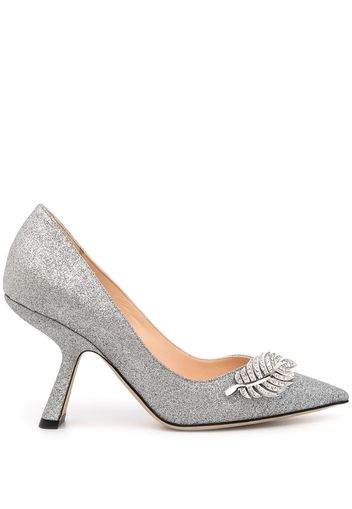 Nicholas Kirkwood Monstera Pumps 90mm - Silber