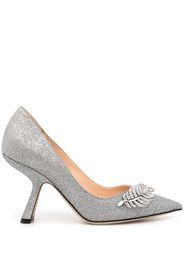 Nicholas Kirkwood Monstera Pumps 90mm - Silber