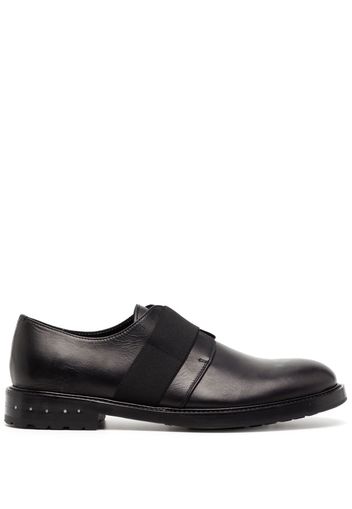 Nicolas Andreas Taralis 30mm slip-on leather derby shoes - Schwarz