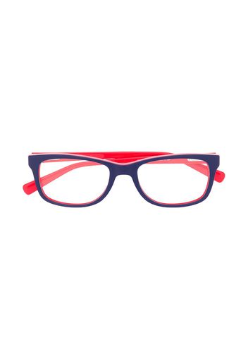 Nike Kids Brille mit eckigem Gestell - Blau