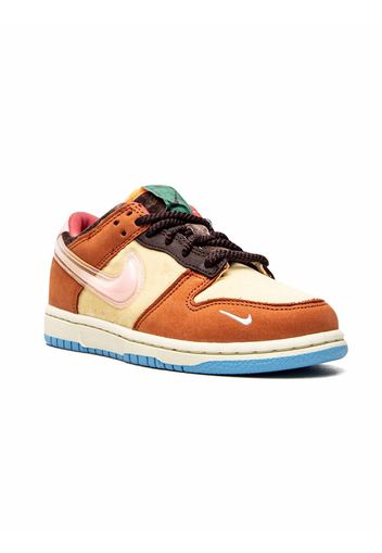 Nike Kids x Social Status Dunk Mid "Chocolate Milk" sneakers - Nude