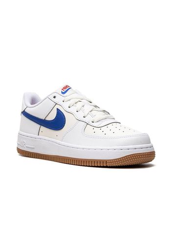 Nike Kids Air Force 1 Low "White Game Royal" sneakers - Weiß