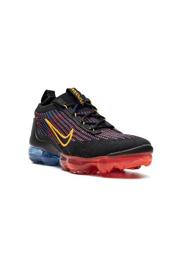 Nike Kids Vapormax 2021 FN NN "Black/Photo Blue/Crimson Gold" sneakers - Schwarz