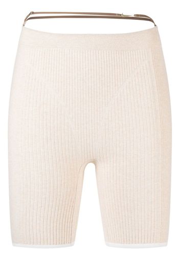 Nike x Jacquemus ribbed-knit shorts - Nude