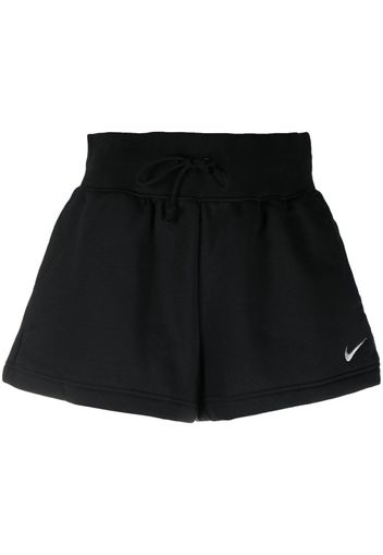 Nike high-waisted cotton shorts - Schwarz