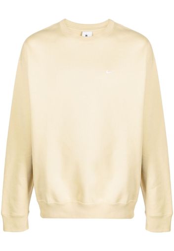 Nike Solo Swish cotton-blend sweatshirt - Gelb