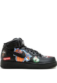 Nike 'Air Force 1 Mid '07 / Supreme' Sneakers - Schwarz