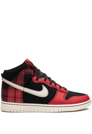 Nike Dunk High "Plaid - Black/Red" sneakers - Schwarz