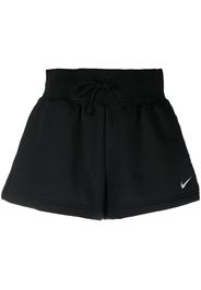 Nike high-waisted cotton shorts - Schwarz