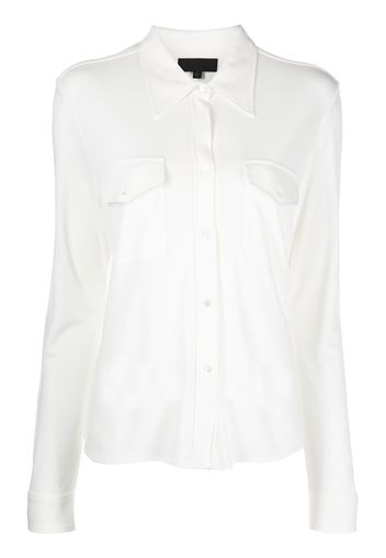 Nili Lotan Aveline patch-pocket shirt - Weiß
