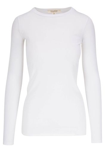 Nili Lotan long-sleeve Supima cotton T-shirt - Weiß