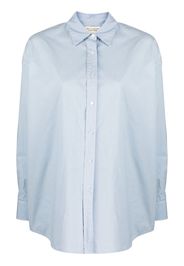 Nili Lotan long-sleeve cotton shirt - Blau