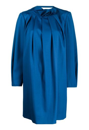 Nina Ricci Kleid mit Falten - Blau