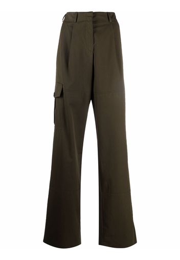 Nina Ricci Cargohose mit weitem Bein - Grün