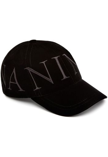 Nina Ricci logo-embroidered baseball cap - Schwarz