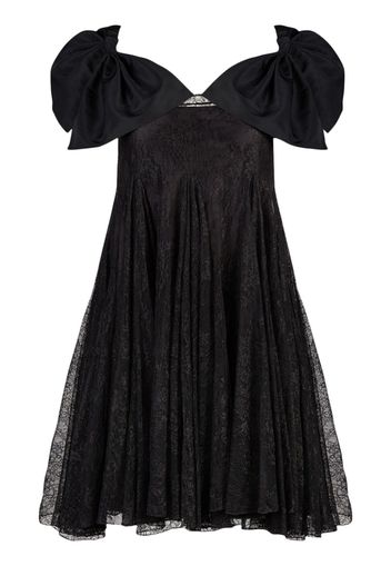 Nina Ricci Kleid mit Spitze - Schwarz
