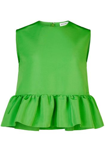 Nina Ricci bow-detailing sleeveless top - Grün