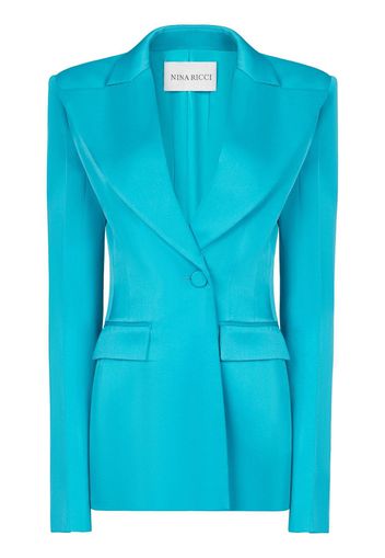 Nina Ricci Blazer mit einem Knopf - Blau