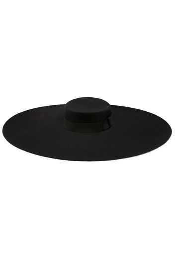 Nina Ricci Fedora mit breiter Krempe - Schwarz