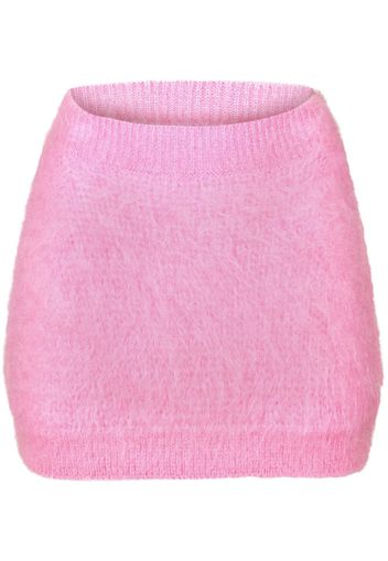 Nina Ricci Gestrickter Minirock - Rosa