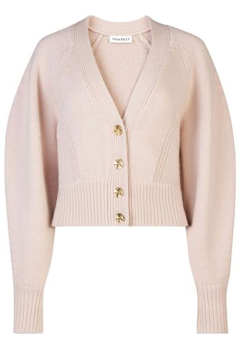 Nina Ricci V-neck butto-down cardigan - Nude