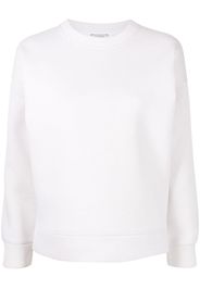 Nina Ricci logo-print crewneck sweatshirt - Weiß