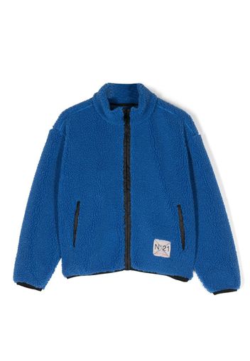 Nº21 Kids Jacke mit grafischem Print - Blau